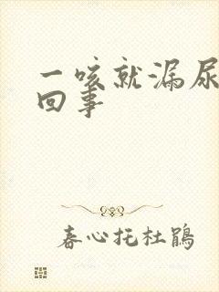 一咳就漏尿怎么回事封面