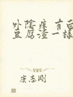 外阴痒 有白色豆腐渣一样的东西