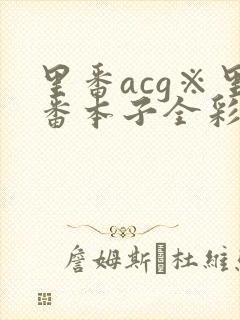 里番acg※里番本子全彩封面