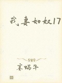 我妻如奴17封面