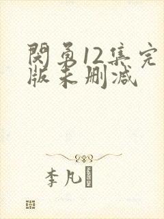 闵勇12集完整版未删减封面