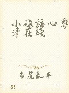 小姐诱心粤语高清在线