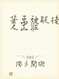 萧禹被贬后笑佳人正版封面