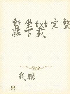 暂坐txt完整版下载