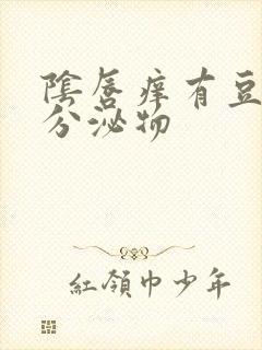 阴唇痒有豆腐渣分泌物