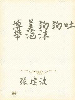 博美狗狗吐黄水带泡沫封面