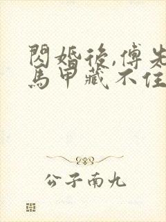 闪婚后,傅先生马甲藏不住了