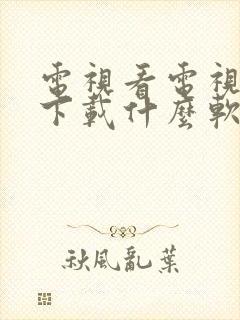 电视看电视频道下载什么软件