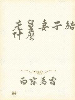 老舅妻子结局是什么