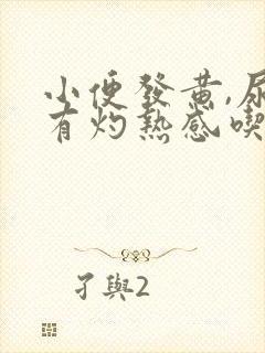 小便发黄,尿道有灼热感吃什么药封面