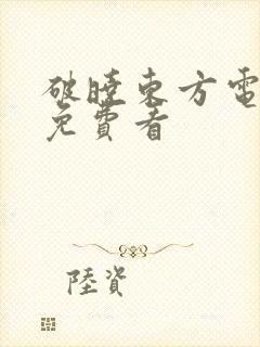 破晓东方电视剧免费看