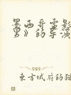 墨西哥电影《直男》的导演和主演是