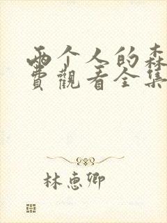 两个人的森林免费观看全集高清完整