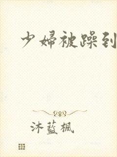 少妇被躁到高潮