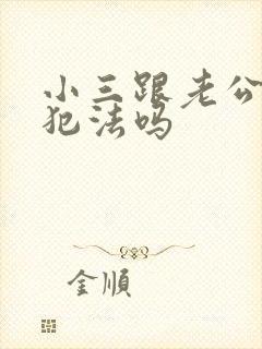 小三跟老公同居犯法吗