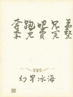 奔跑吧兄弟第三季免费完整版2016封面