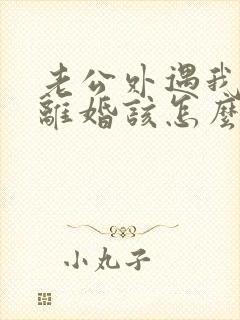 老公外遇我不想离婚该怎么做