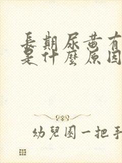 长期尿黄有泡沫是什么原因