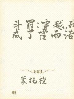 斗罗:穿越,我成了霍雨浩