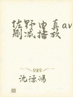 佐野由真av无删减播放