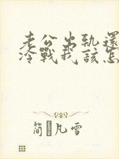 老公出轨还和我冷战我该怎么办封面