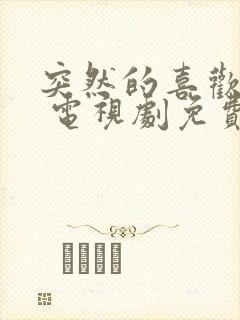 突然的喜欢13 电视剧免费播放封面