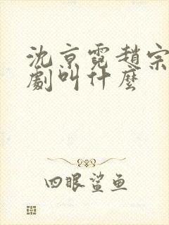 沈京霓赵宗澜短剧叫什么