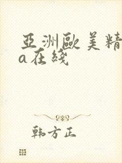 亚洲欧美精品va在线