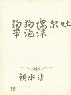 狗狗偶尔吐黄水带泡沫