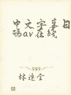 中文字幕日韩有码av在线