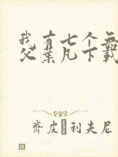 我有七个无敌师父叶凡下载封面