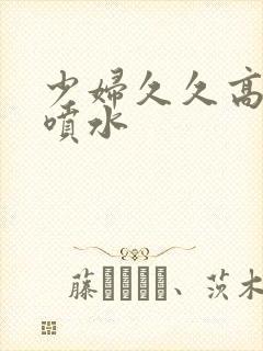 少妇久久高潮,喷水封面