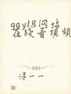 gay18网站在线看视频