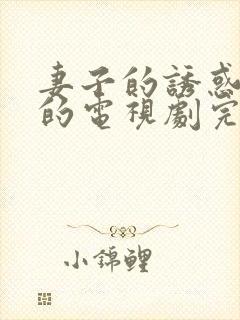 妻子的诱惑免费的电视剧完整版高清