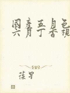 国产五月色婷婷六月丁香视频