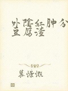 外阴红肿分泌物豆腐渣