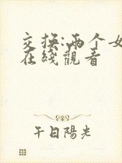 交换:两个女孩在线观看