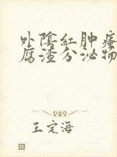 外阴红肿瘙痒豆腐渣分泌物