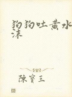 狗狗吐黄水带泡沫