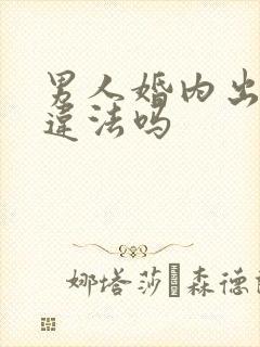 男人婚内出轨算违法吗