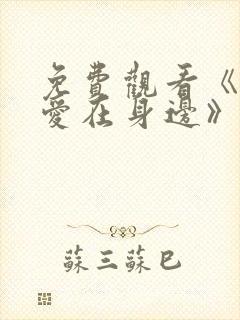 免费观看《我的爱在身边》