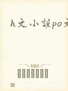h文小说po文封面