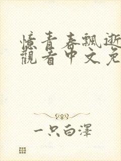 忆青春飘逝在线观看中文免费高清