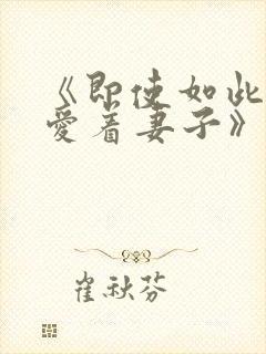 《即使如此还是爱着妻子》