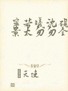 宁若曦沈砚舟盛景太匆匆全文在线阅读