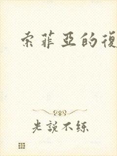 索菲亚的复苏封面