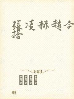 张凌赫赵今麦几搭