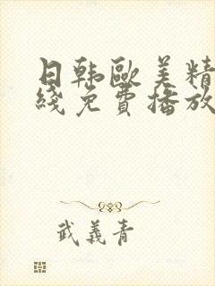 日韩欧美精品在线免费播放封面