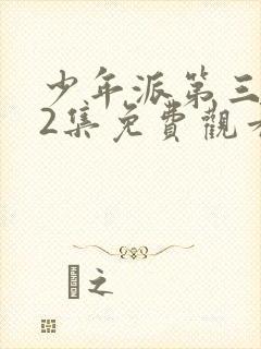 少年派第三部52集免费观看电视剧