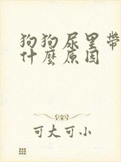 狗狗尿里带血是什么原因